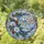 Nature Art Lovers' Intricate Tiffany Style Stained Glass Winter Moon Frosted Evergreen Design Stained Glass Suncatcher - 1