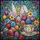 Easter Lovers' Intricate Jewel-Tone Tiffany Stained Glass Rabbit, Eggs, Flowers, Daisy Teacup Art Stained Glass Suncatcher - 5