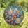 Easter Lovers' Intricate Jewel-Tone Tiffany Stained Glass Rabbit, Eggs, Flowers, Daisy Teacup Art Stained Glass Suncatcher - 1