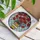 Art Lovers' Vibrant Red Poppy Stained Glass Floral Mosaic Tiffany Style Jewel Tones Edge-to-Edge Design Stained Glass Suncatcher - 3