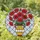 Art Lovers' Vibrant Red Poppy Stained Glass Floral Mosaic Tiffany Style Jewel Tones Edge-to-Edge Design Stained Glass Suncatcher - 1