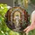 Christian Believers' Vibrant Tiffany Stained Glass Jesus Forest Scene Jewel Tones Stained Glass Suncatcher - 2