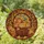 Autumn Enthusiasts' Tiffany Stained Glass Jack-o'-lantern Basket with Teal Bird & Vibrant Fall Leaves Mosaic Stained Glass Suncatcher - xNEQF-QS1s