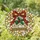 Holiday Celebrators' Tiffany Stained Glass Christmas Bell Mosaic with Red Bow, Green Holly & Golden Tones Stained Glass Suncatcher - 1
