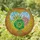 Succulent & Art Lovers' Tiffany Stained Glass Heart Emerald Green & Pink Succulents Golden Earth Sky Mosaic Stained Glass Suncatcher - 1