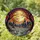 Art Lovers' Dramatic Tiffany Stained Glass Graveyard Full Moon Gothic Church Twilight Scene Stained Glass Suncatcher - 1