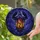 Gothic Art Enthusiasts' Intricate Stained Glass Raven Lantern Starry Night Jewel Tones Stained Glass Suncatcher - 2