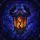 Gothic Art Enthusiasts' Intricate Stained Glass Raven Lantern Starry Night Jewel Tones Stained Glass Suncatcher - 5