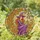 Whimsical Art Fans' Stained Glass Witch Tiffany Style Golden Moon Floral Jewel Tones Pattern Stained Glass Suncatcher - 1