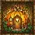 Enchanted Forest Fans' Tiffany-Style Pumpkin House, Monarch Butterflies & Vine Mosaic Art Stained Glass Suncatcher - 5