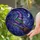 Fantasy Art Lovers' Glowing Tiffany Stained Glass Witch Hat Broom Purple Green Bronze Night Sky Stained Glass Suncatcher - gkfCmSC57q