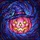 Fantasy Art Lovers' Smiling Tiffany Stained Glass Jack-o'-Lantern Pink Purple Cosmic Galaxy Design Stained Glass Suncatcher - 5