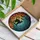 Autumn Art Lovers Tiffany Style Black Cat Teal Orange Autumn Night Sky Stained Glass Suncatcher - 3