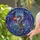 Dragon Enthusiasts' Tiffany Stained Glass Dragon Cosmic Nebula Art in Deep Blue & Fiery Orange Stained Glass Suncatcher - 2