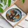 Fantasy Book Lovers' Jewel Tone Stained Glass Dragon Reading, Fiery Wings, Autumn Leaves Mosaic Stained Glass Suncatcher - 3