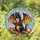 Fantasy Book Lovers' Jewel Tone Stained Glass Dragon Reading, Fiery Wings, Autumn Leaves Mosaic Stained Glass Suncatcher - 1