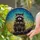 Raccoon Lovers' Intricate Stained Glass Raccoon & Celestial Sky Mosaic Deep Blue Teal Amber Stained Glass Suncatcher - wP5t7z8S28