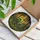 Dinosaur Lovers' Majestic Stained Glass Triceratops Prehistoric Jungle Emerald Golden Amber Tiffany Art Stained Glass Suncatcher - 3