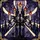 Gothic Art Enthusiasts' Tiffany Stained Glass Candelabra Spiderweb Deep Purple Red Amber Mystic Art Stained Glass Suncatcher - 5