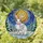 Rabbit Lovers' Intricate Stained Glass Rabbits Golden Moon Sapphire Blue Winter Mosaic Stained Glass Suncatcher - 4SYidZnzzo