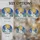 Rabbit Lovers' Intricate Stained Glass Rabbits Golden Moon Sapphire Blue Winter Mosaic Stained Glass Suncatcher - MmeCtLRaoP