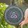 Celtic Art Lovers' Vibrant Purple Emerald Green Stained Glass Triquetra Knot Mosaic Stained Glass Suncatcher - Z7IHkxVXzn