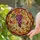 Autumn Enthusiasts' Vibrant Tiffany Style Stained Glass Autumnal Grapes Acorns Foliage Jewel Tone Pattern Stained Glass Suncatcher - 2