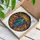 Art Lovers' Vibrant Tiffany Stained Glass Jewel Tone Botanical Mosaic Art Design Stained Glass Suncatcher - IR5NERXC0D