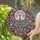 Art Lovers' Tiffany Glass Tree of Life with Rose Pink Gemstone Foliage & Iridescent Beads Stained Glass Suncatcher - 2