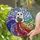 Eclectic Style Enthusiasts' Vibrant Tiffany Glass Ghost Cactus Rainbow Mosaic Stained Glass Suncatcher - 2
