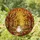 Autumn Enthusiasts' Vibrant Stained Glass Orchard with Whimsical Ghost & Fall Jewel Tones Stained Glass Suncatcher - 1