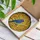 Nature Lovers' Sapphire Songbird Tiffany Glass Autumn Foliage Mosaic Pattern Stained Glass Suncatcher - 3