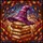 Fantasy Lovers' Jewel-Toned Tiffany Style Witch Hat, Arcane Books, Twilight Autumn Mosaic Stained Glass Suncatcher - 5