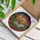 Vibrant Art Enthusiasts' Intricate Stained Glass Alien Cow UFO Jewel Tone Fantasy Pattern Stained Glass Suncatcher - 3