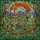 Nature Lovers' Majestic Stained Glass Mountain Goat Ibex Floral Emerald Ruby Gold Botanical Forest Mosaic Art Stained Glass Suncatcher - 5