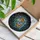 Women's Vibrant Tiffany Style Stained Glass Monarch Butterfly Mosaic Jewel Tones Orange Yellow Red Stained Glass Suncatcher - 3