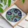 Nature Lovers' Vibrant Hummingbird Stained Glass Floral Mosaic Purple Green Blue Stained Glass Suncatcher - 3