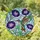 Nature Lovers' Vibrant Hummingbird Stained Glass Floral Mosaic Purple Green Blue Stained Glass Suncatcher - 1