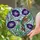 Nature Lovers' Vibrant Hummingbird Stained Glass Floral Mosaic Purple Green Blue Stained Glass Suncatcher - 2