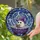 Halloween Enthusiasts' Tiffany Stained Glass Reading Ghost Bathtub Mystical Indigo Night Stained Glass Suncatcher - 2