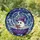 Halloween Enthusiasts' Tiffany Stained Glass Reading Ghost Bathtub Mystical Indigo Night Stained Glass Suncatcher - 1