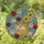 Cat Lovers' Intricate Tiffany Stained Glass Calico Cat Floral Jewel Tone Mosaic Stained Glass Suncatcher - nCaCV6tXSr
