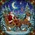 Holiday Enthusiasts' Intricate Tiffany Stained Glass Santa Sleigh Reindeer Winter Wonderland Mosaic Jewel Tones Stained Glass Suncatcher - 5