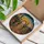 Nature Lovers' Intricate Stained Glass Desert Mosaic Art Saguaro Cactus Fiery Orange & Teal Jewel Tones Stained Glass Suncatcher - 3