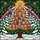Cat Lovers' Vibrant Stained Glass Cat Christmas Tree Holiday Mosaic Pattern Stained Glass Suncatcher - 5