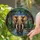 Wildlife Art Lovers' Majestic Stained Glass Elephant Jewel Tone Forest Jungle Intricate Design Stained Glass Suncatcher - 2