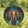 Wildlife Art Lovers' Majestic Stained Glass Elephant Jewel Tone Forest Jungle Intricate Design Stained Glass Suncatcher - 1