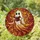 Book Lovers' Intricate Stained Glass Spectral Ghost Reading Autumnal Mosaic Stained Glass Suncatcher - 1