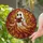 Book Lovers' Intricate Stained Glass Spectral Ghost Reading Autumnal Mosaic Stained Glass Suncatcher - 2
