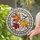 Autumn Enthusiasts' Vibrant Tiffany Stained Glass Fiery Red Orange Golden Maple Leaves Mosaic Pattern Stained Glass Suncatcher - 2